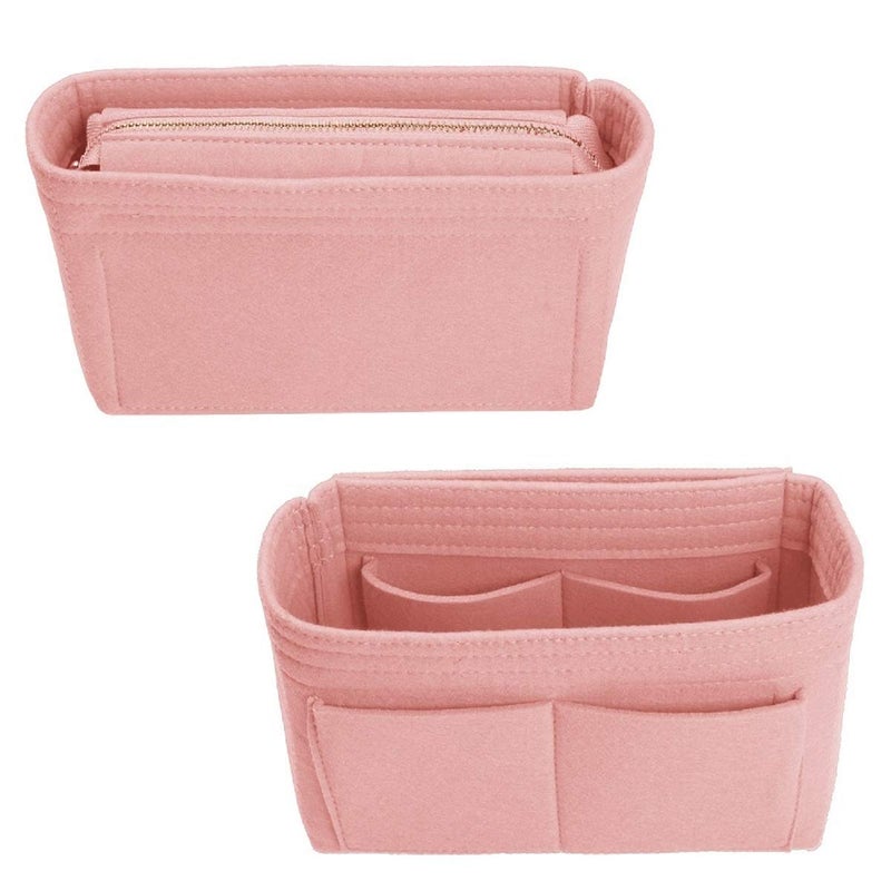 ZTUJO Purse Organizer,Bag Organizer,Insert purse organizer with 2 packs in one set fit NeoNoe NoÃ© Series perfectly (Brush Pink) - Image 3